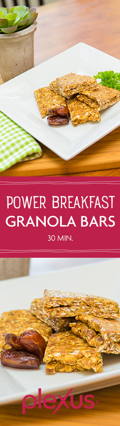 Steer clear of the drive-thru and add a little excitement to your morning with these superfood granola bars. The best part? They’re good for your gut!