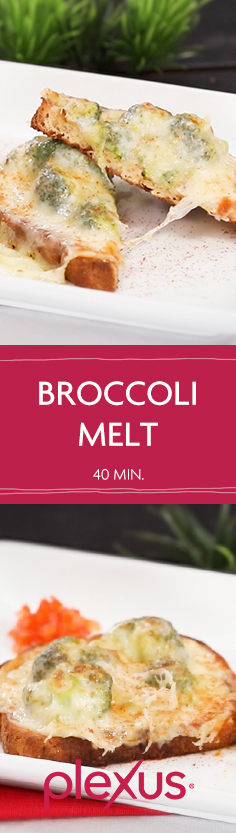 In the mood for something healthy and delicious? Let your taste buds melt with this broccoli melt recipe. It has healthy nutrients and is super easy to make!