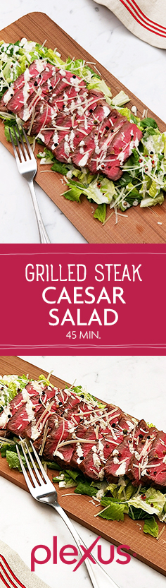 If you’re a meat lover, looking for a quick and healthy fix—we’ve got you. A grilled steak Caesar salad recipe—perfect for lunch or dinner.